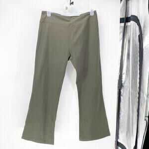 Do what you want green high waist bell bottom leggings comfy athleisure exercise